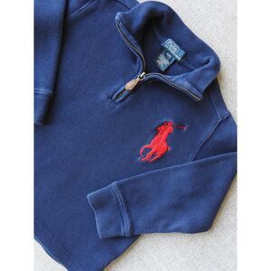 Polo Ralph Lauren Navy Quarter Zip 4Y